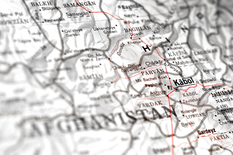 Map of Afghanistan