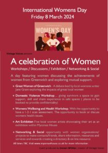A Celebration of Women - agenda